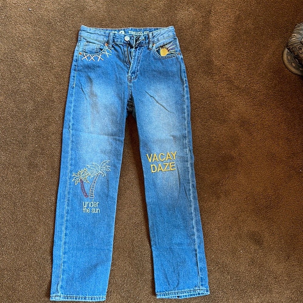 S.O.N.G. Timeless Fit size 1/25. Capri. Super Cute!!!
